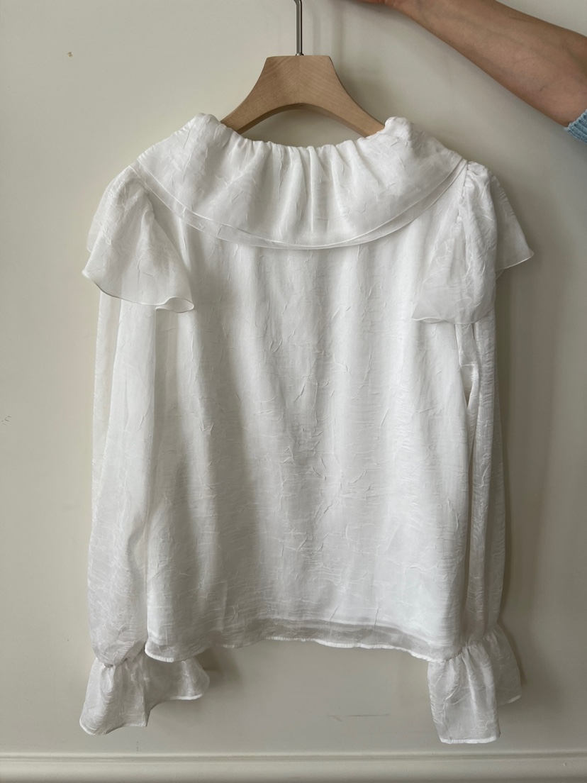 BALANCE東大門代購女裝新款時尚職業熱賣25春夏休閑襯衫蕾絲衫BALANCE襯衫/蕾絲衫