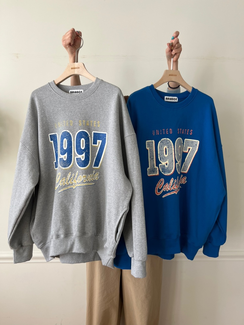 BALANCE韓國代購女士新款時尚熱賣推薦職業25春夏人氣休閑衛衣BALANCE衛衣