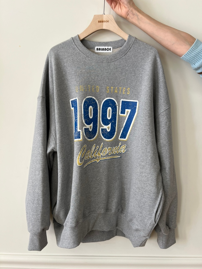 BALANCE韓國代購女士新款時尚熱賣推薦職業25春夏人氣休閑衛衣BALANCE衛衣圖色2