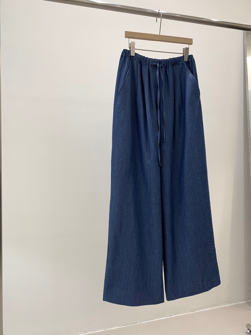 KNOCK東大門代購女裝新品25春夏推薦時尚休閑熱賣休閑褲天絲KNOCK休閑褲