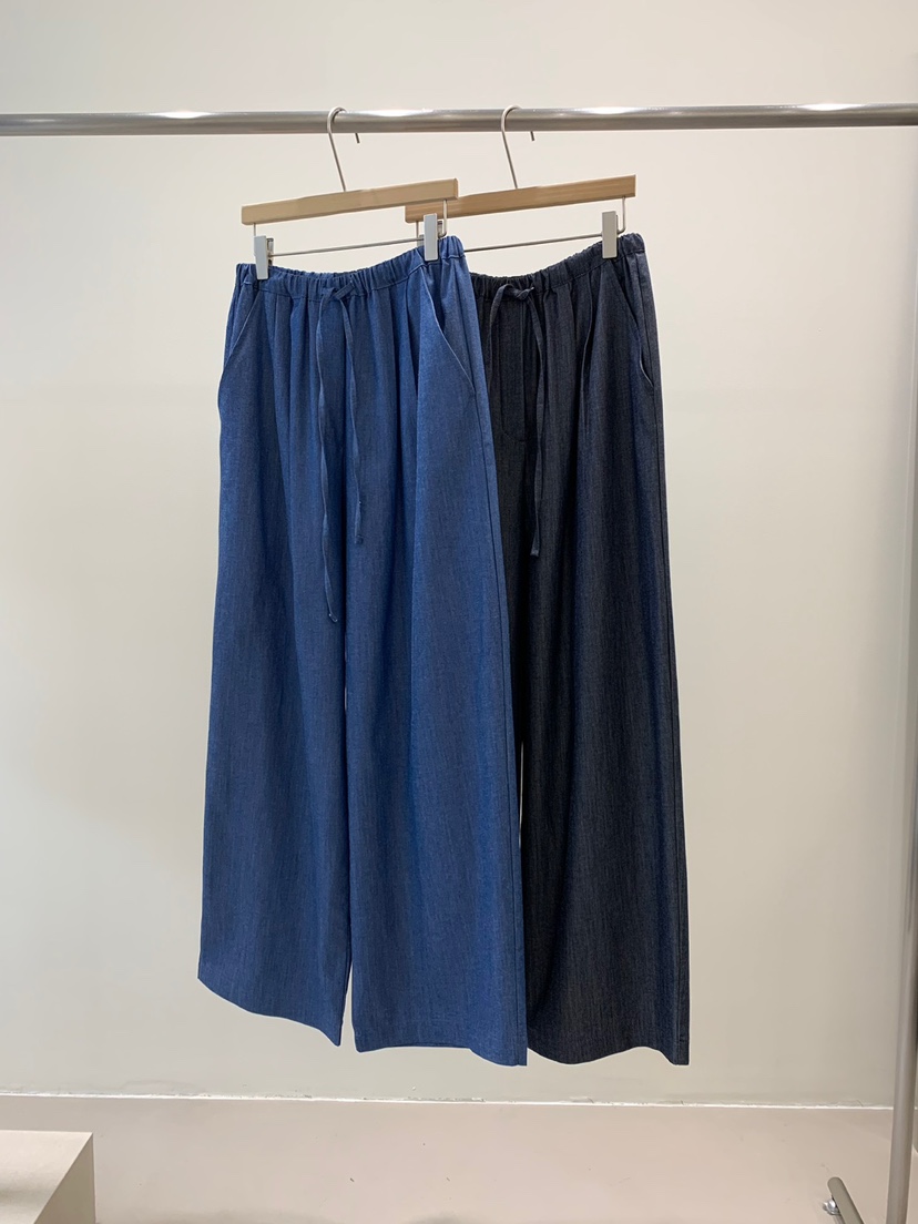 KNOCK東大門代購女裝新品25春夏推薦時尚休閑熱賣休閑褲天絲KNOCK休閑褲