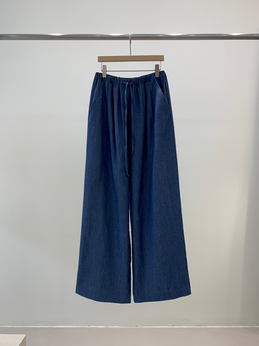 KNOCK東大門代購女裝新品25春夏推薦時尚休閑熱賣休閑褲天絲KNOCK休閑褲