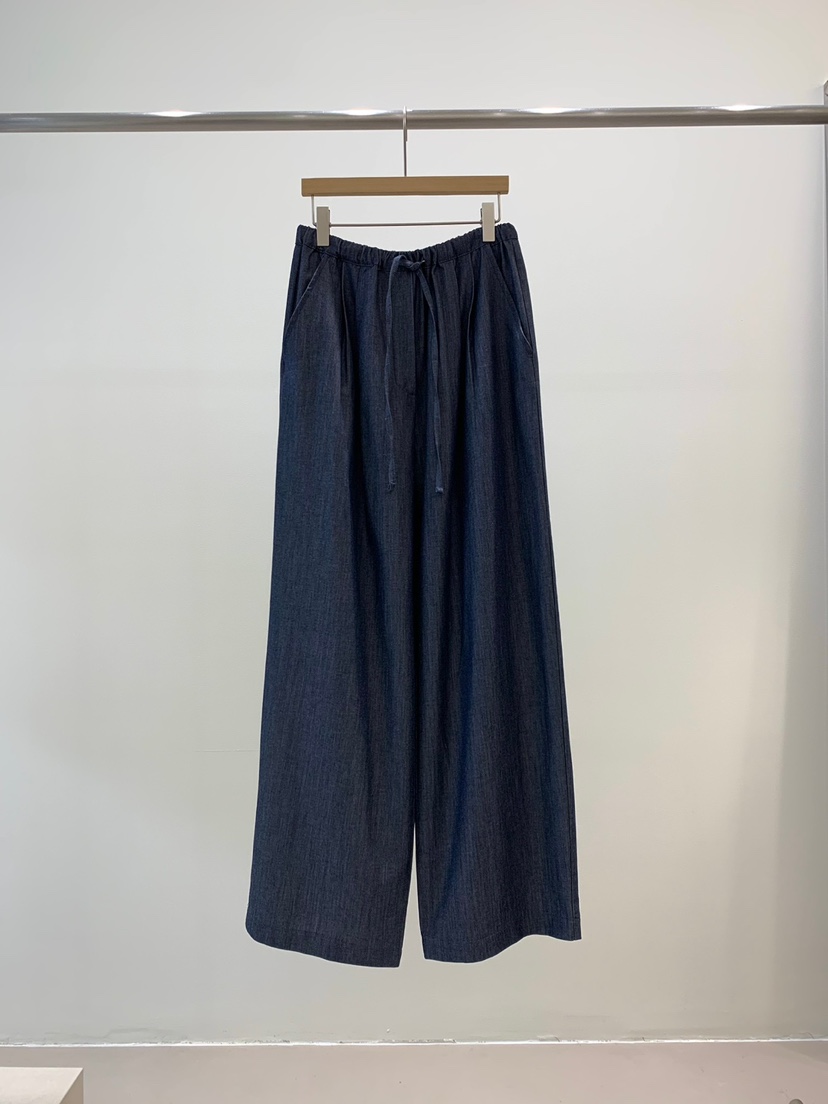 KNOCK東大門代購女裝新品25春夏推薦時尚休閑熱賣休閑褲天絲KNOCK休閑褲圖色2