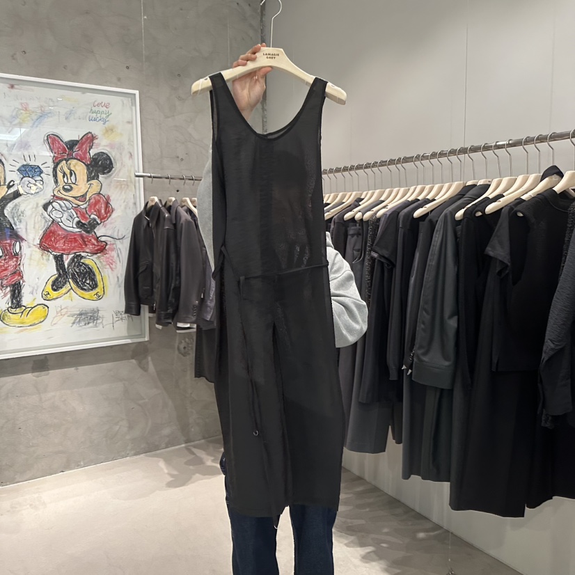 LAMAGIEPIE韓國代購女士新品人氣真品推薦時尚連衣裙含腰繩LAMAGIE GREY連衣裙圖色2