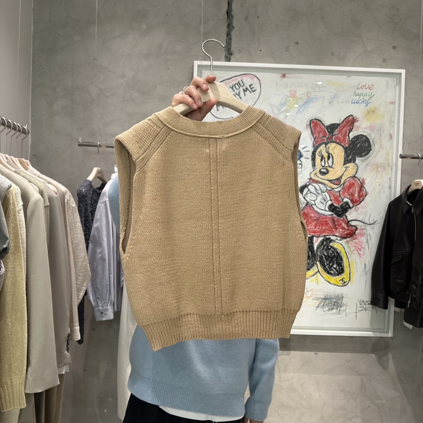 LAMAGIEPIE韓國直郵㊣女裝新品時尚推薦人氣25春夏馬甲口袋LAMAGIE GREY馬甲
