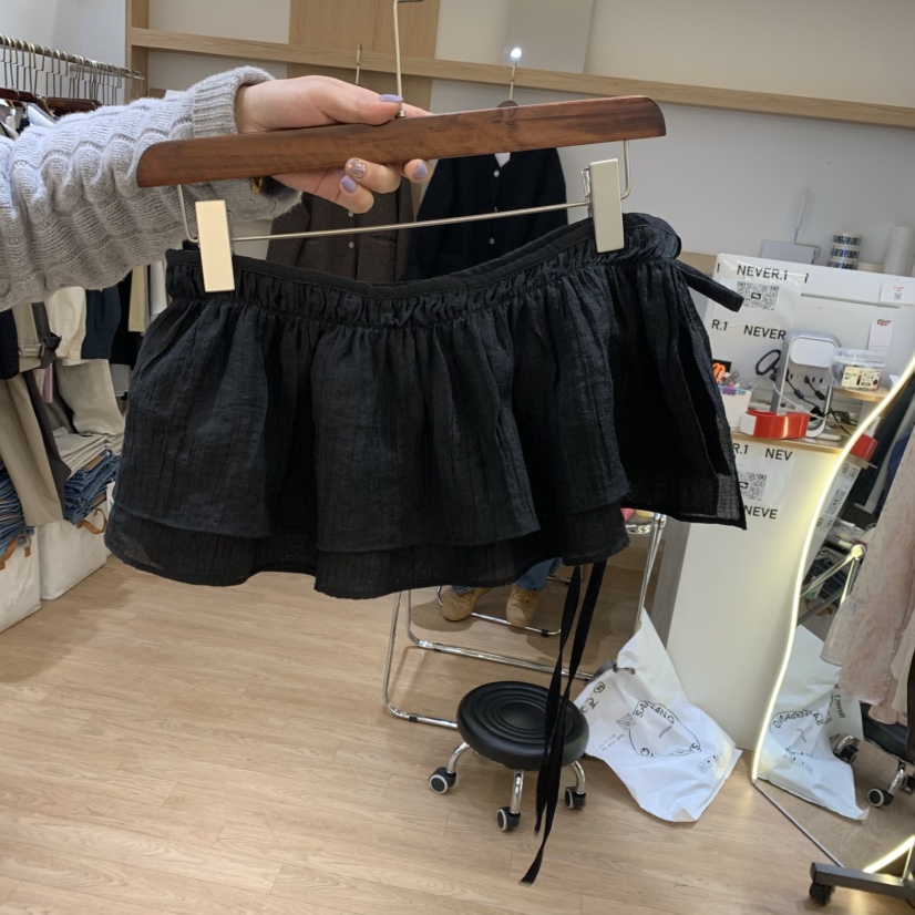 NEVER.1韓國㊣直郵東大門代購女裝新品休閑職業推薦時尚短裙NEVER.1短裙