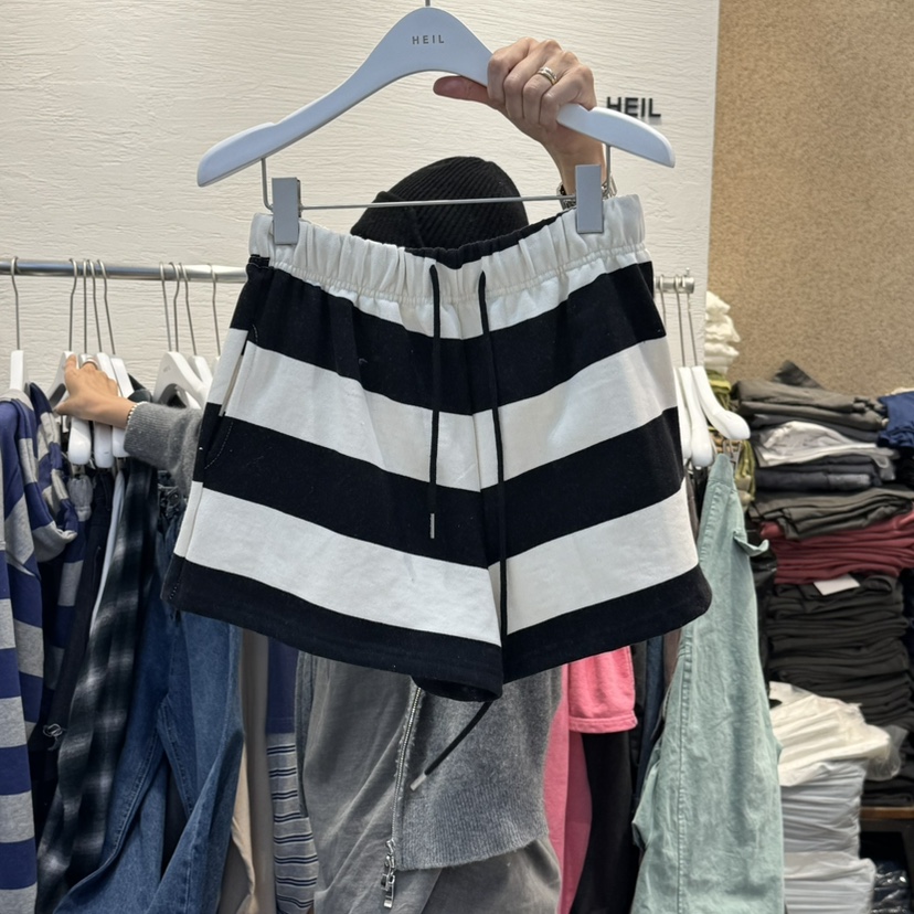 HEIL韓國㊣直郵東大門代購女裝新品休閑推薦熱賣25春夏短褲HEIL短褲圖色1