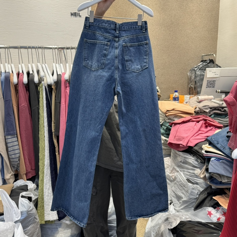 HEIL直郵韓國代購㊣女裝新款時尚休閑人氣職業25春夏牛仔褲HEIL牛仔褲