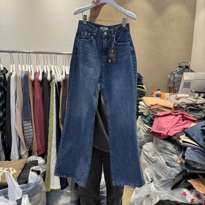 HEIL直郵韓國代購㊣女裝新款時尚休閑人氣職業25春夏牛仔褲HEIL牛仔褲
