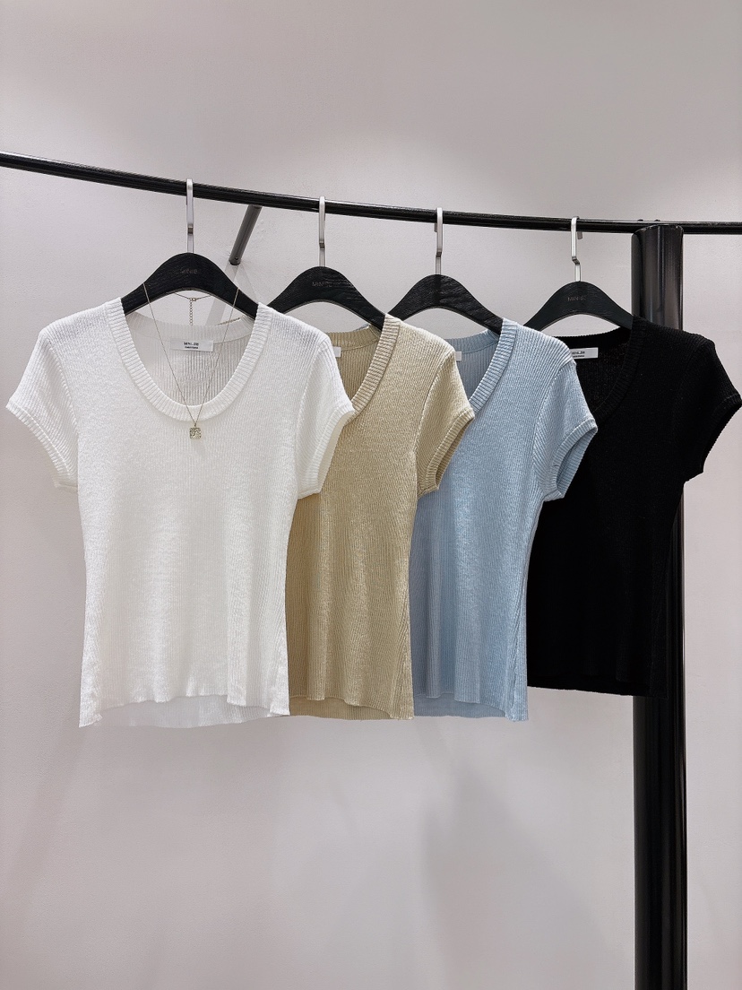 MINI BE韓國㊣直郵東大門代購女裝新品25春夏人氣熱賣職業T恤MINI BET恤
