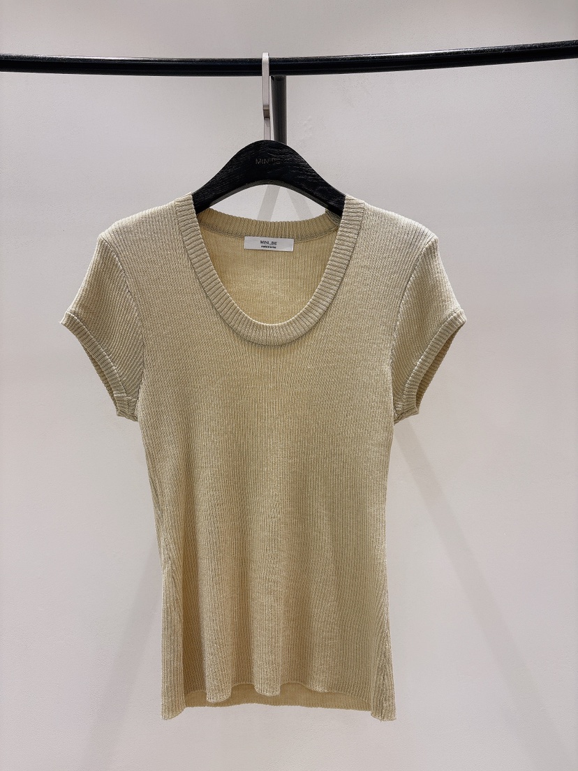 MINI BE韓國㊣直郵東大門代購女裝新品25春夏人氣熱賣職業T恤MINI BET恤圖色3