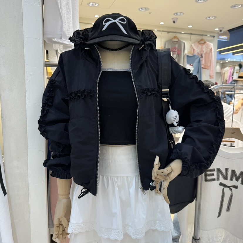 UNDERSTAR_VINTAGE韓國㊣直郵東大門代購女裝新款25春夏夾克UNDERSTAR_VINTAGE夾克