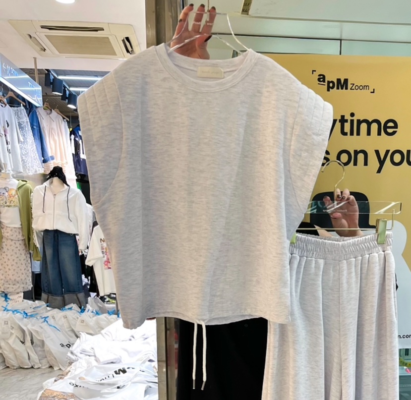 WORK SHOP韓國直郵㊣東大門實拍女裝新款時尚熱賣職業休閑T恤Work_shopT恤圖色1