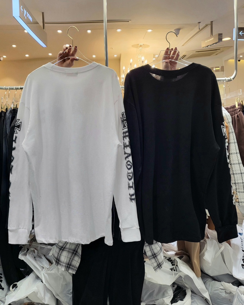 WORK SHOP韓國㊣直郵東大門代購女裝新品熱賣時尚推薦長袖T恤Work_shop長袖T恤