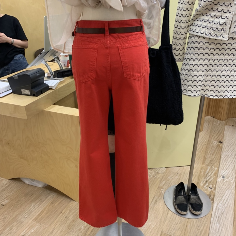 THEPLAN韓國㊣直郵東大門代購女裝新品推薦熱賣休閑25春夏牛仔褲THE PLAN牛仔褲
