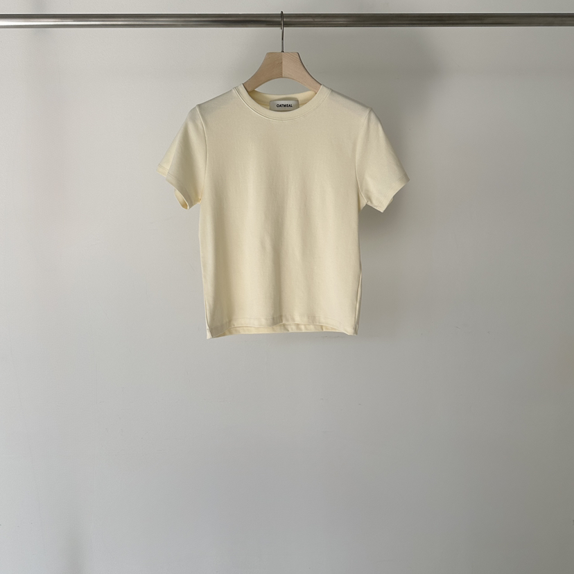 OATMEAL韓國㊣直郵東大門代購女裝新品休閑時尚25春夏熱賣T恤OATMEALT恤圖色2