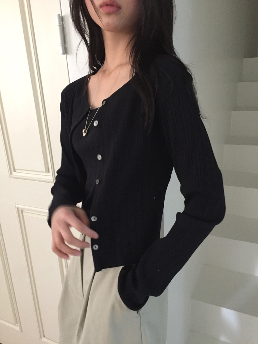 LONG PEAK韓國㊣直郵東大門代購女裝新品時尚針織衫不含內搭LONG PEAK針織衫