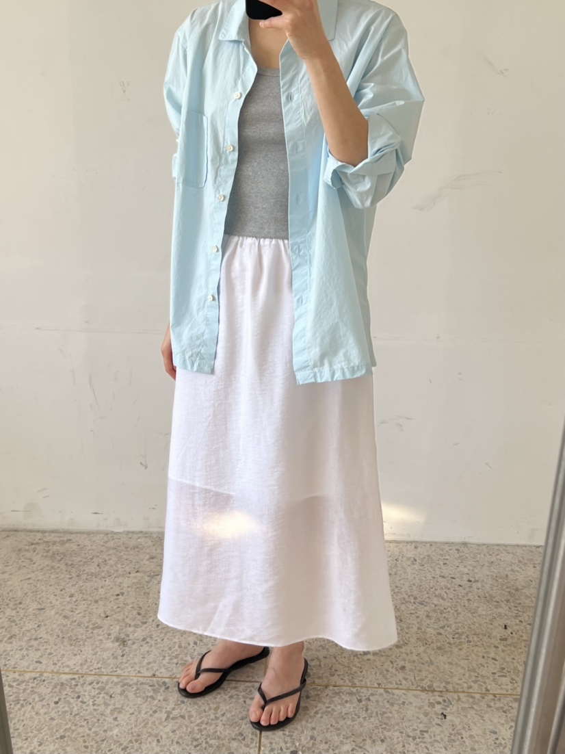 MYOS韓國直郵㊣東大門實拍女裝新品25春夏人氣職業推薦長裙MYOS長裙