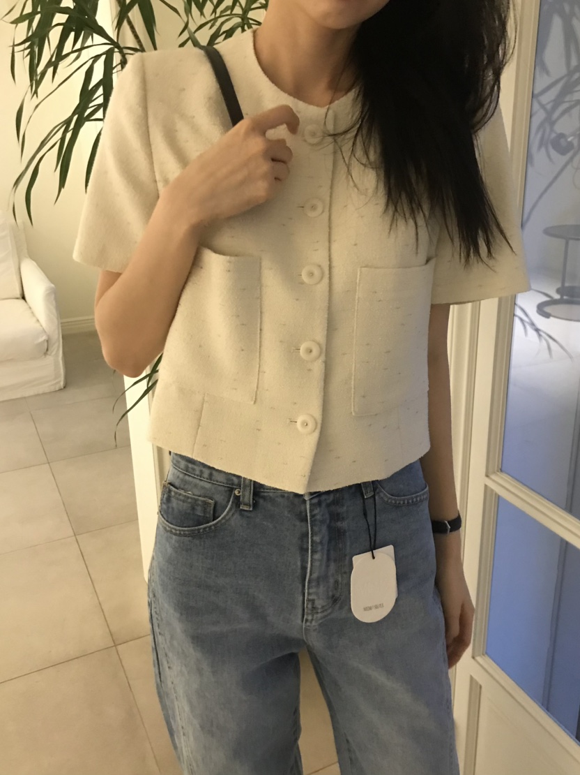 ME MO直郵韓國代購㊣女裝新款休閑人氣25春夏時尚熱賣夾克ME MO夾克圖色1