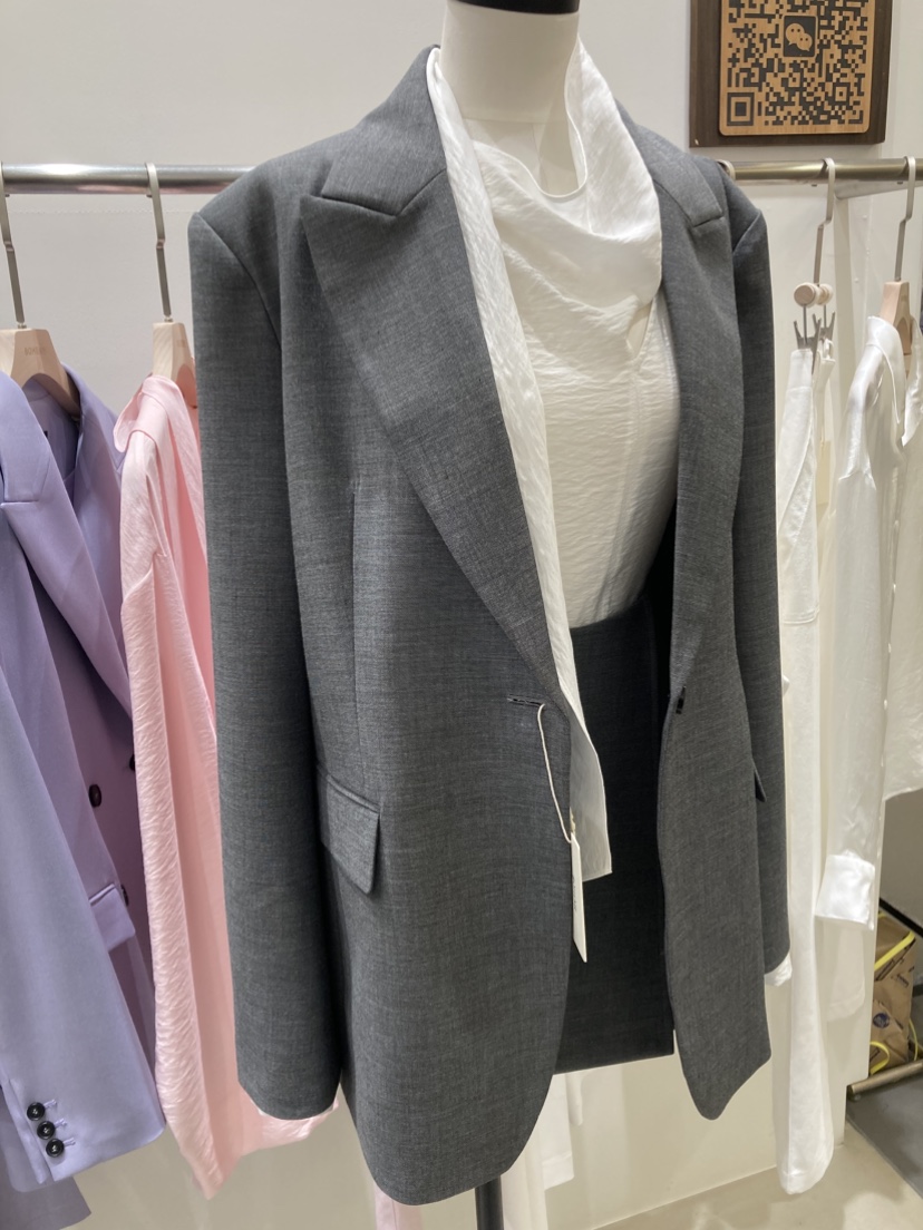 BOHEME直郵韓國代購㊣女裝新品時尚休閑熱賣25春夏職業夾克BOHEME夾克