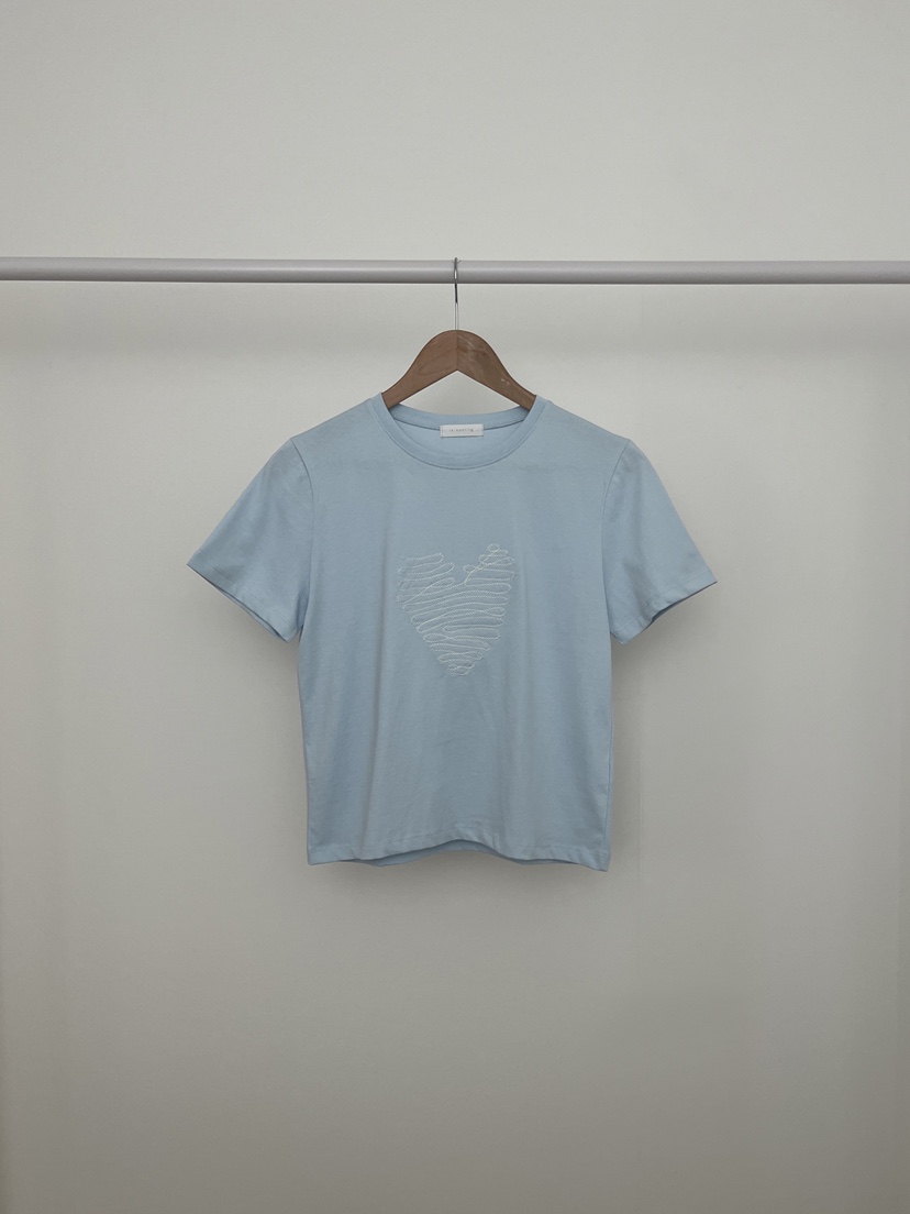 RE:OPENING韓國直郵㊣女裝新品職業休閑人氣時尚熱賣T恤刺繡RE:OPENINGT恤圖色3