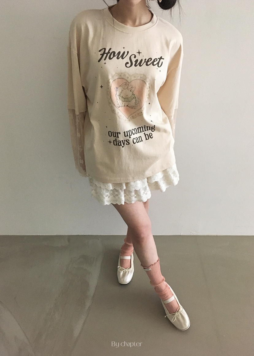 BY CHAPTER韓國㊣直郵東大門代購女裝新款時尚職業長袖T恤BY Chapter長袖T恤