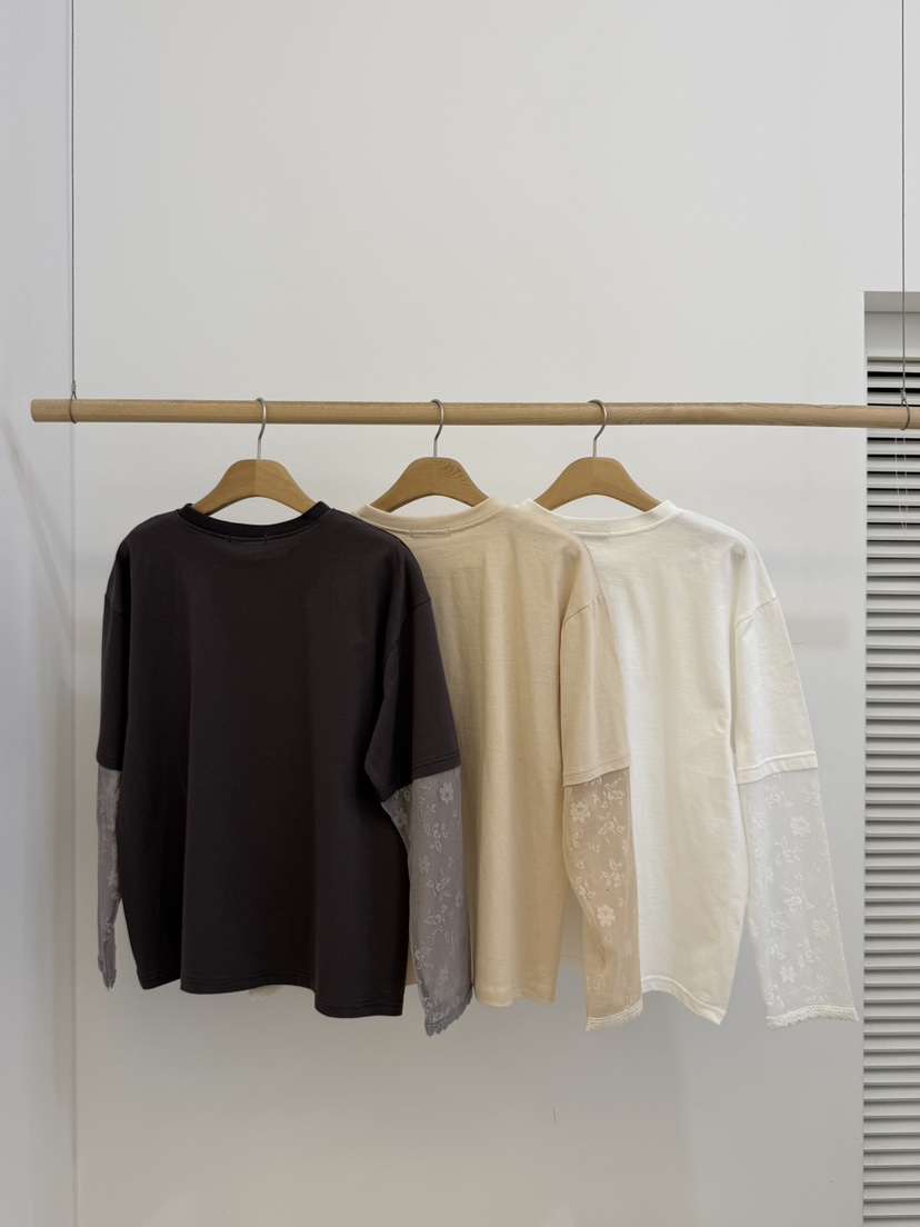 BY CHAPTER韓國㊣直郵東大門代購女裝新款時尚職業長袖T恤BY Chapter長袖T恤