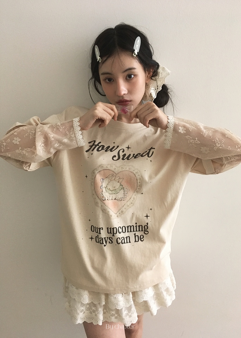 BY CHAPTER韓國㊣直郵東大門代購女裝新款時尚職業長袖T恤BY Chapter長袖T恤圖色1