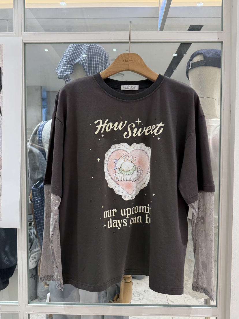 BY CHAPTER韓國㊣直郵東大門代購女裝新款時尚職業長袖T恤BY Chapter長袖T恤圖色3