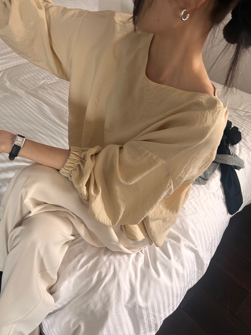 ME MO韓國㊣直郵東大門代購女裝新品熱賣25春夏襯衫蕾絲衫ME MO襯衫/蕾絲衫