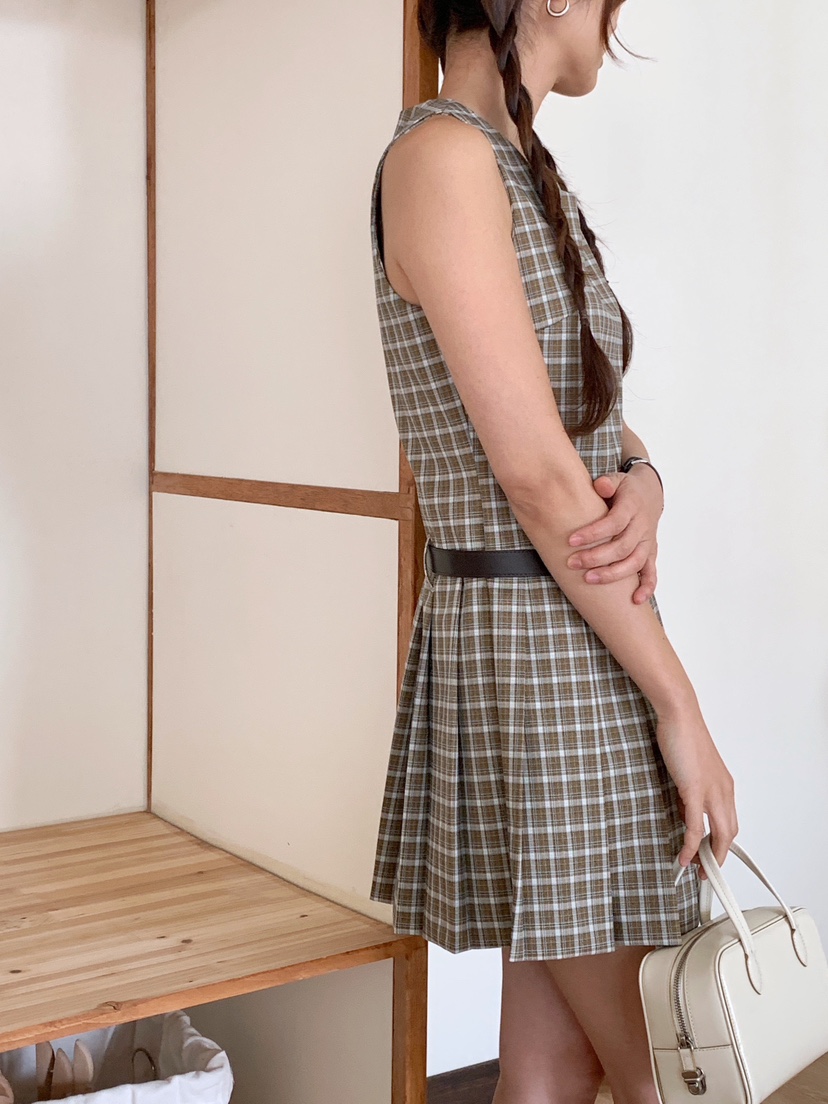 RE:OPENING韓國直郵㊣東大門實拍女裝新品休閑職業25春夏連衣裙RE:OPENING連衣裙