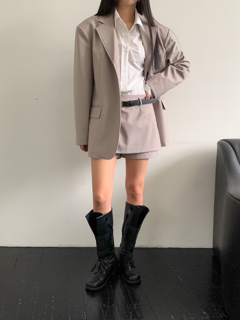GOYOU韓國直郵㊣東大門實拍女裝新款25春夏熱賣人氣職業夾克de goyou夾克