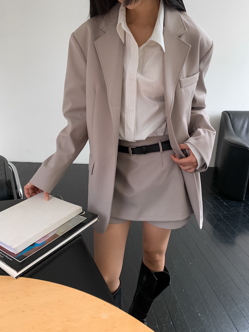 GOYOU韓國直郵㊣東大門實拍女裝新款25春夏熱賣人氣職業夾克de goyou夾克