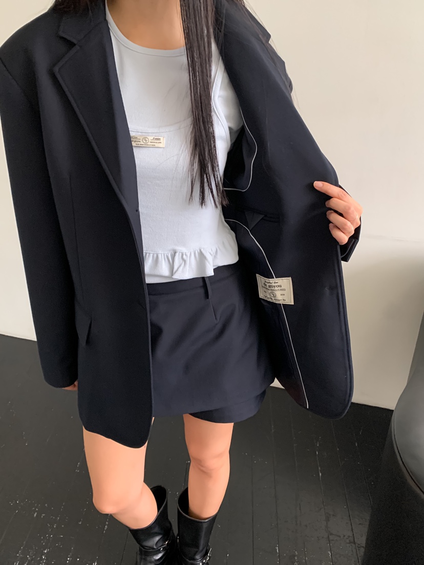 GOYOU韓國直郵㊣東大門實拍女裝新款25春夏熱賣人氣職業夾克de goyou夾克