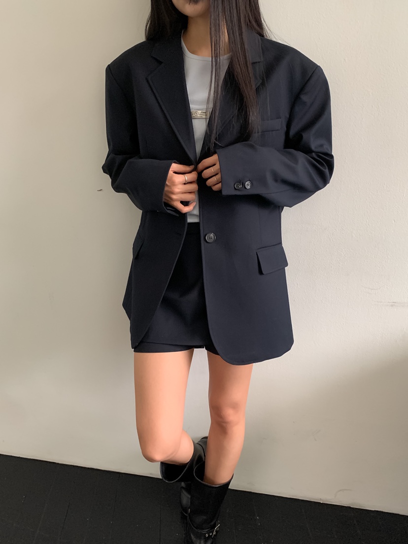 GOYOU韓國直郵㊣東大門實拍女裝新款25春夏熱賣人氣職業夾克de goyou夾克