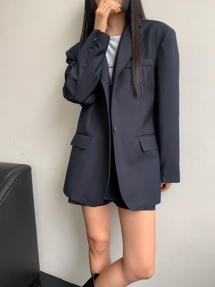 GOYOU韓國直郵㊣東大門實拍女裝新款25春夏熱賣人氣職業夾克de goyou夾克圖色2