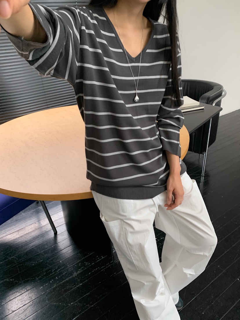 GOYOU韓國直郵㊣東大門實拍女裝新款休閑人氣25春夏長袖T恤de goyou長袖T恤
