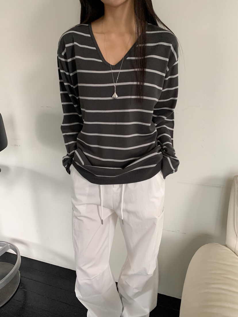 GOYOU韓國直郵㊣東大門實拍女裝新款休閑人氣25春夏長袖T恤de goyou長袖T恤