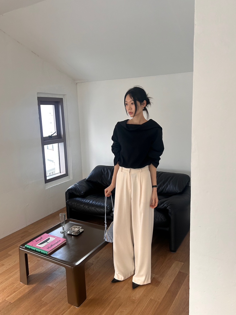 ME MO韓國直郵㊣女裝新品推薦人氣職業25春夏時尚正裝褲西褲ME MO正裝褲/西褲