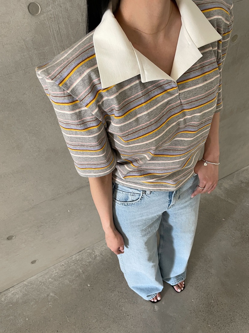 CELEBRITY-A韓國㊣直郵東大門代購女裝新品職業時尚25春夏T恤CELEBRITY-AT恤