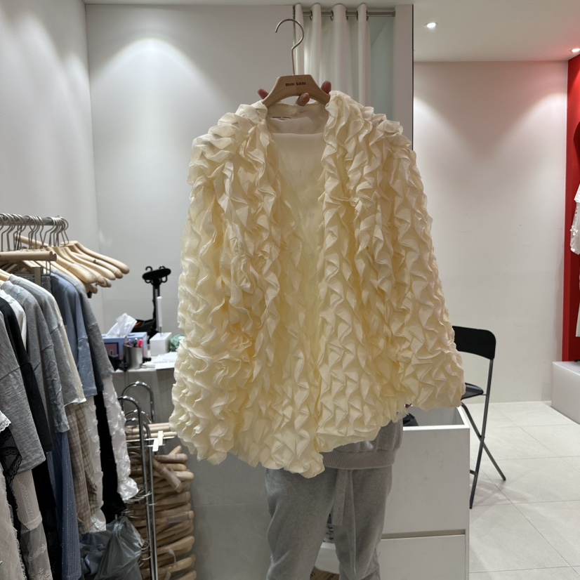 MINI UNNI韓國直郵㊣女裝新品時尚25春夏人氣職業休閑夾克MINI UNNI夾克圖色2