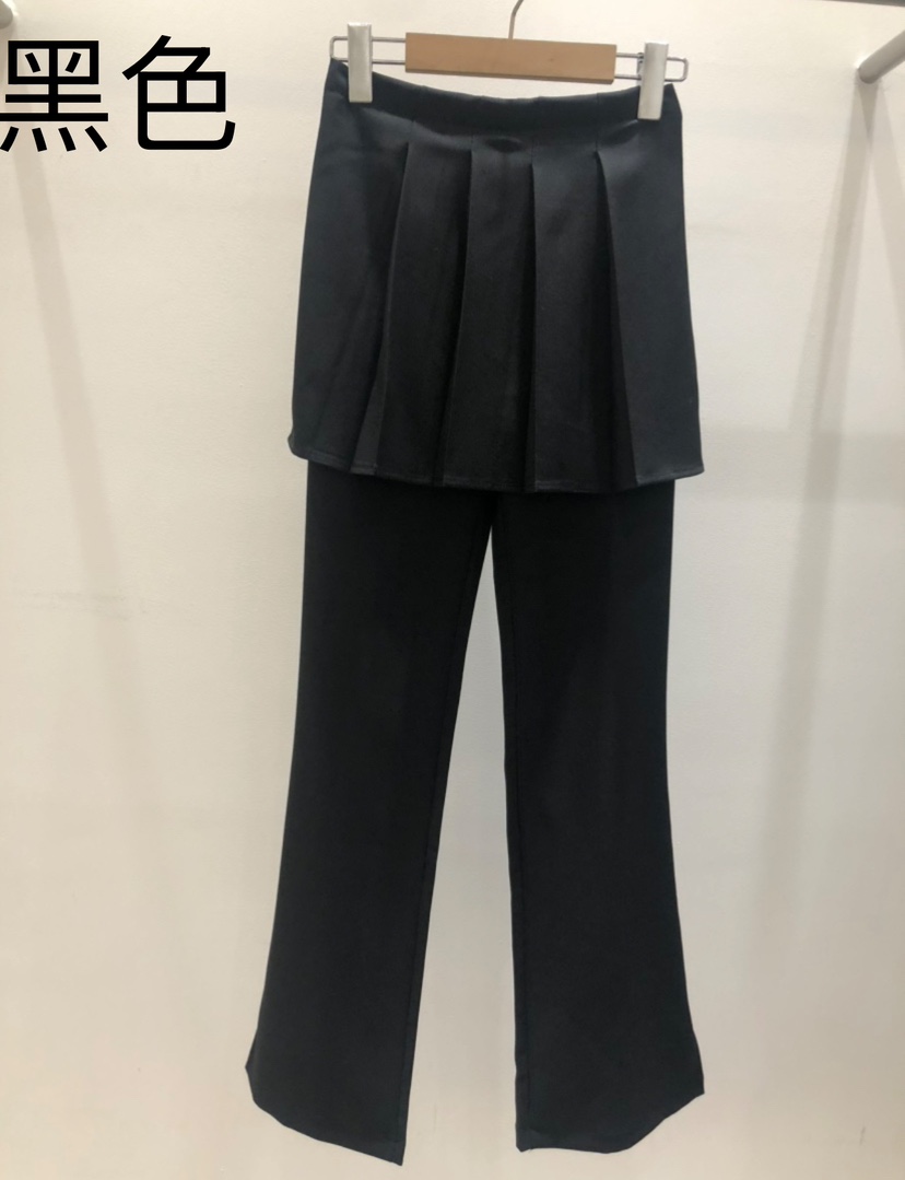 BIENBIEN韓國直郵㊣女裝新款職業推薦熱賣25春夏休閑裙褲褶皺ir bien-P裙褲圖色3