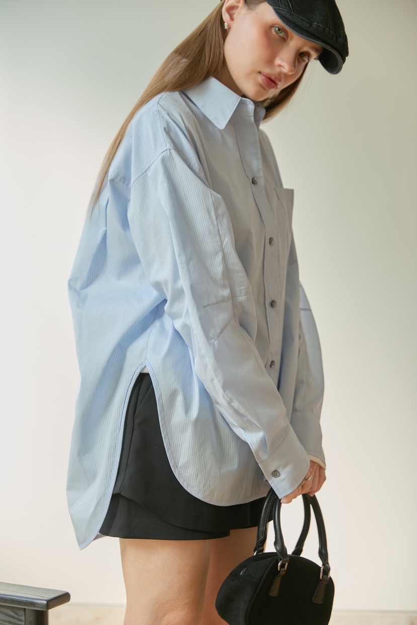 BIENBIEN韓國直郵㊣女裝新款25春夏職業推薦人氣襯衫蕾絲衫ir bien-P襯衫/蕾絲衫
