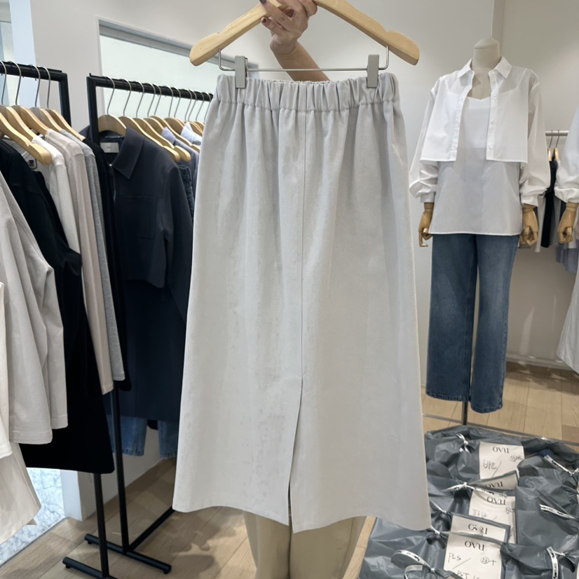 OVU直郵韓國代購㊣女裝新款時尚推薦人氣職業熱賣休閑25春夏長裙OVU長裙