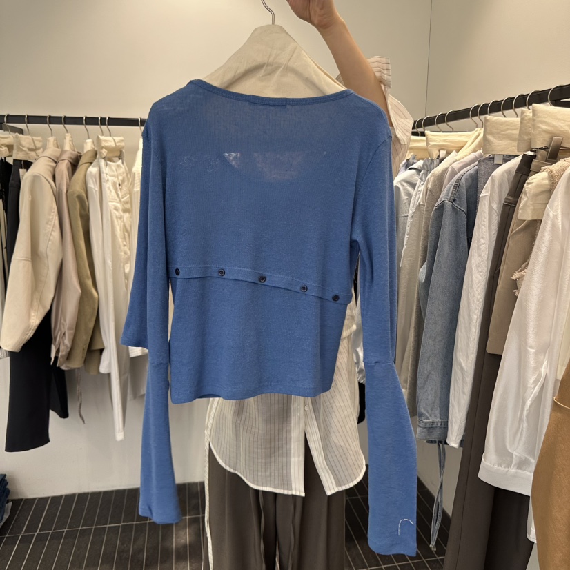FIND-P韓國㊣直郵東大門代購女裝新款休閑推薦人氣長袖T恤FIND-P長袖T恤