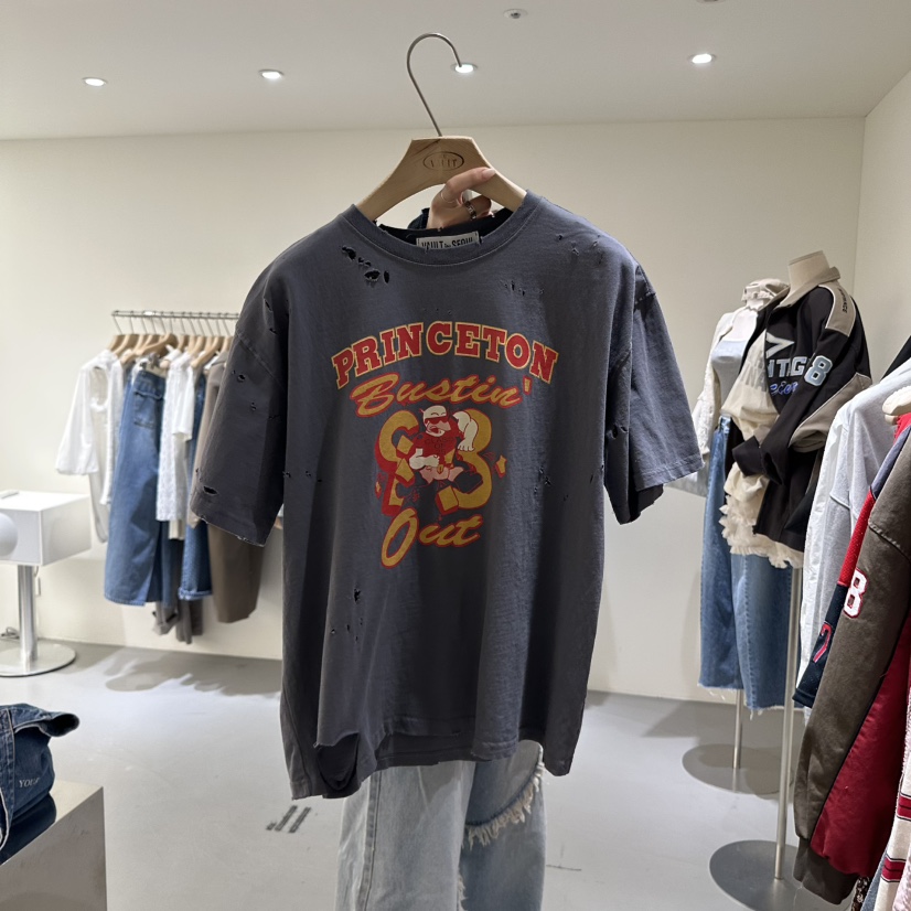 VAULT韓國直郵㊣東大門實拍女裝新款人氣職業熱賣休閑25春夏T恤VAULTT恤圖色1