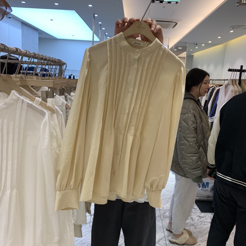 FRILL韓國直郵㊣東大門實拍女裝新品熱賣推薦人氣襯衫蕾絲衫FRILL襯衫/蕾絲衫圖色3