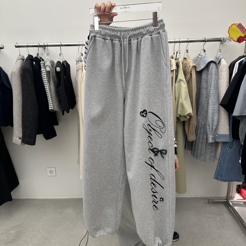 ANNA VERRY-P直郵韓國代購㊣女裝新品推薦人氣25春夏休閑褲ESCHER休閑褲圖色1