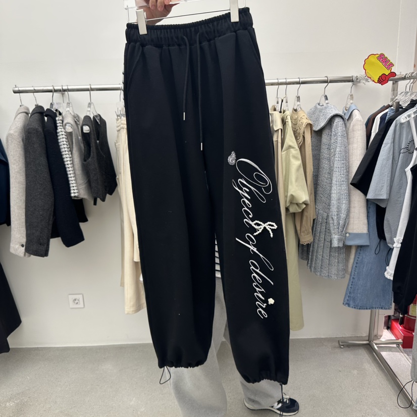 ANNA VERRY-P直郵韓國代購㊣女裝新品推薦人氣25春夏休閑褲ESCHER休閑褲圖色2