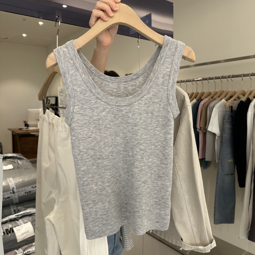 PLAMM韓國直郵㊣東大門實拍女裝新品25春夏休閑吊帶背心羊毛PLAMM吊帶/背心圖色3
